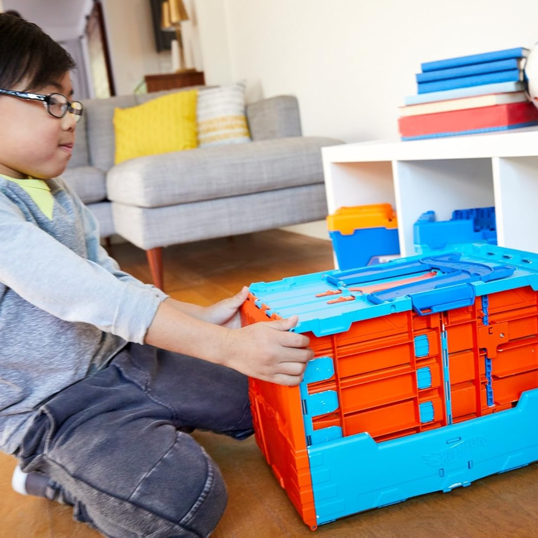 Hot Wheels Action Race Crate Unassembled 3-in-1 Track Playset for Ages 6+ Years