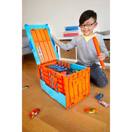 Hot Wheels Action Race Crate Unassembled 3-in-1 Track Playset for Ages 6+ Years