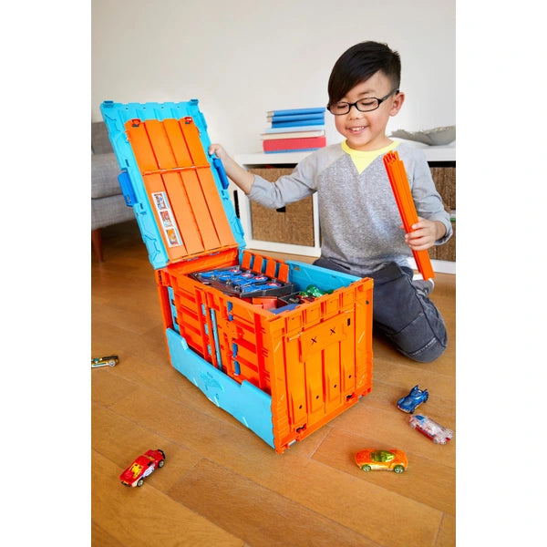 Hot Wheels Action Race Crate Unassembled 3-in-1 Track Playset for Ages 6+ Years