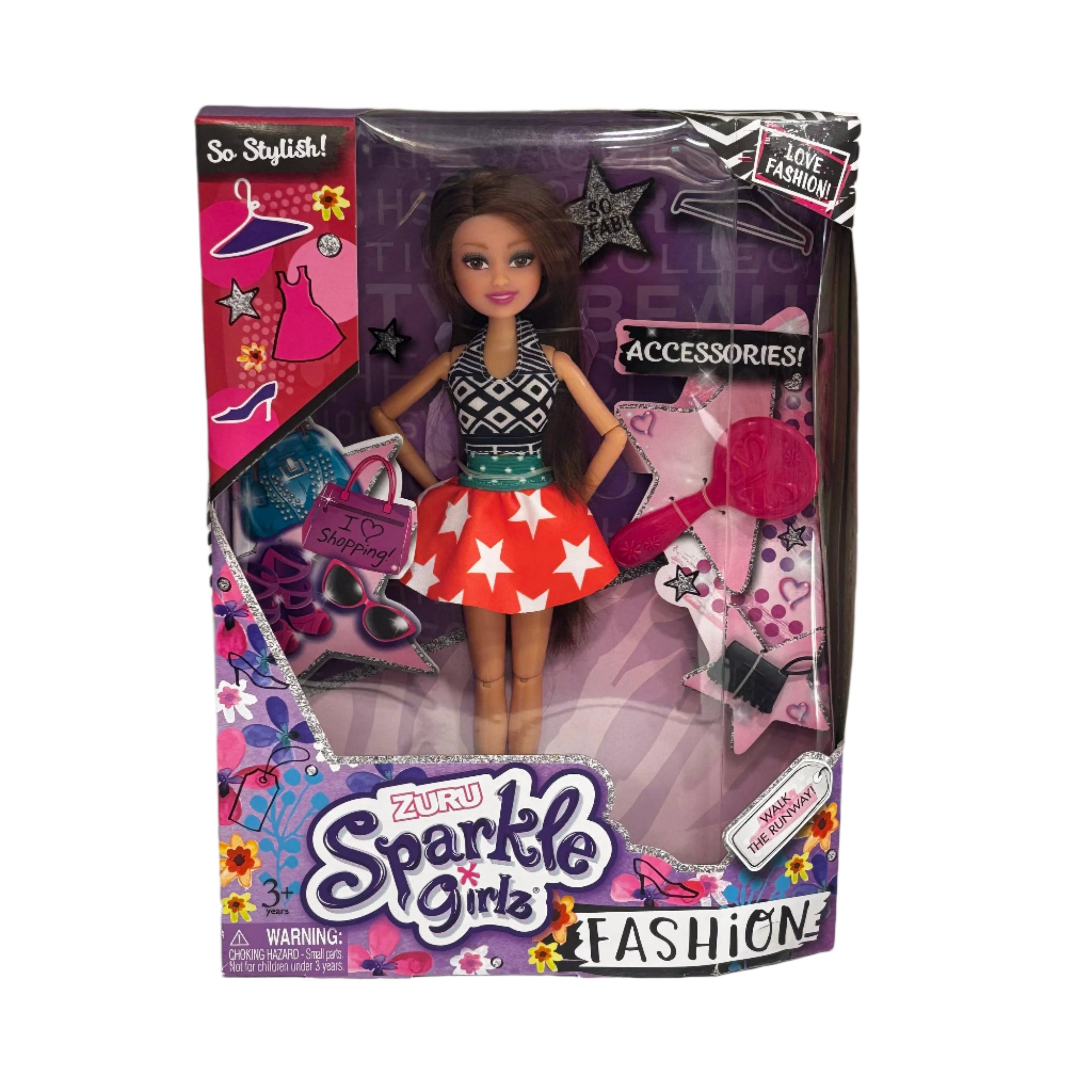 Zuru Sparkle Girlz Fashion Doll with Accessories - Stylish Doll for Girls, Ages 3 and Up | Randomly Any Doll is Choosen