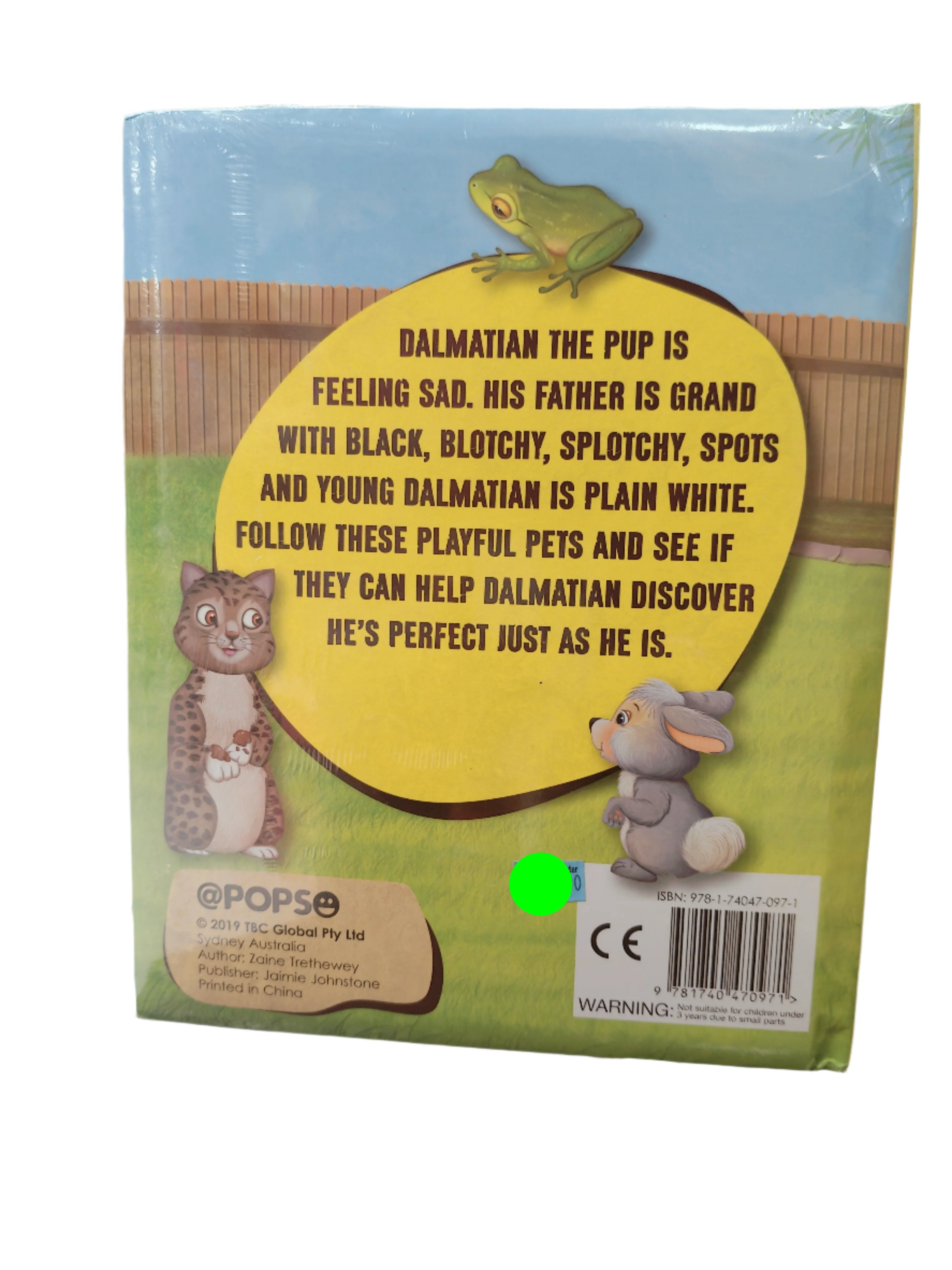 Pet Pop Ups: A Dalmatian's Journey to Self-Acceptance - Interactive 3D Storybook for Kids
