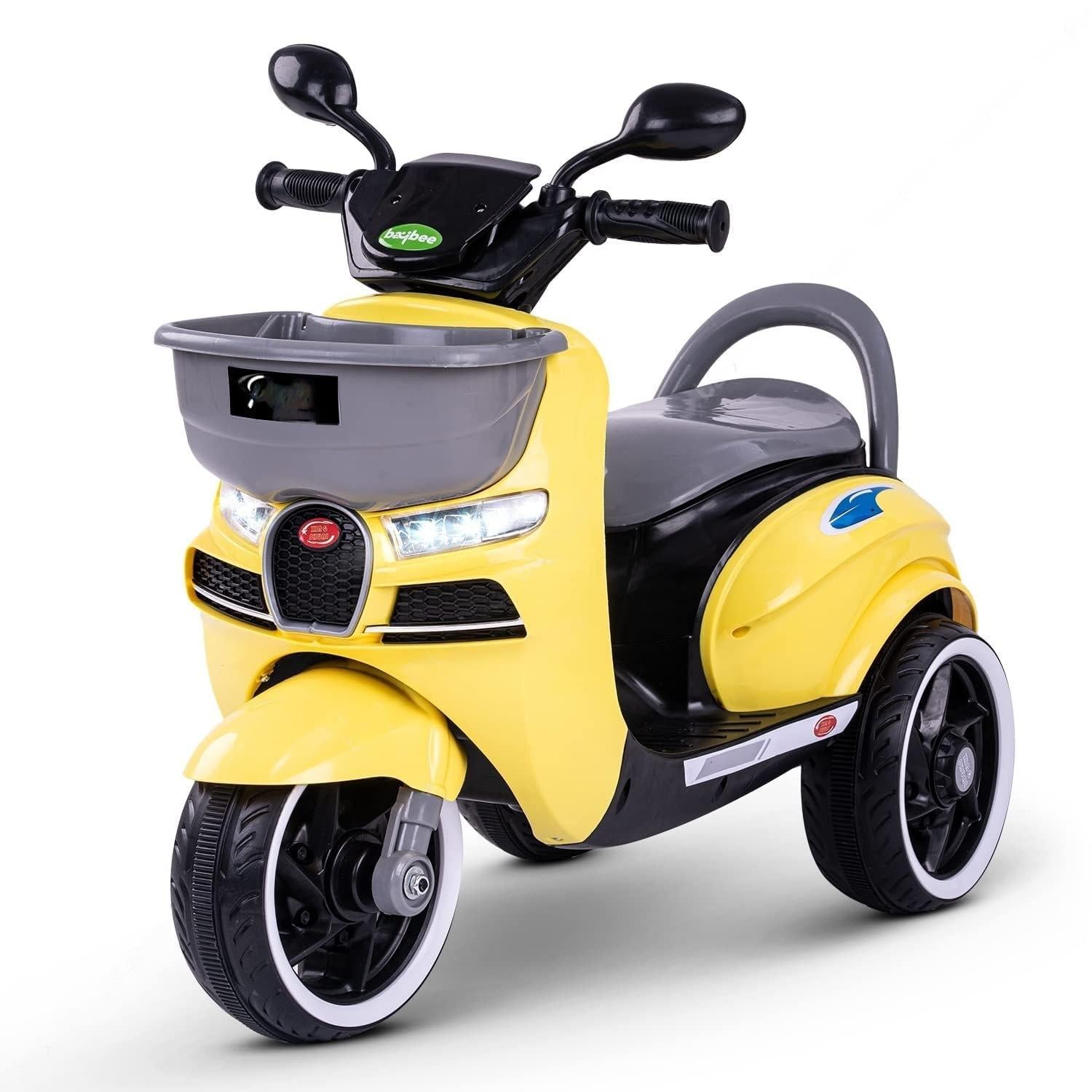 Baybee Ride-on Battery Operated Bike for Kids with Light & Music Rechargeable Electric Scooter