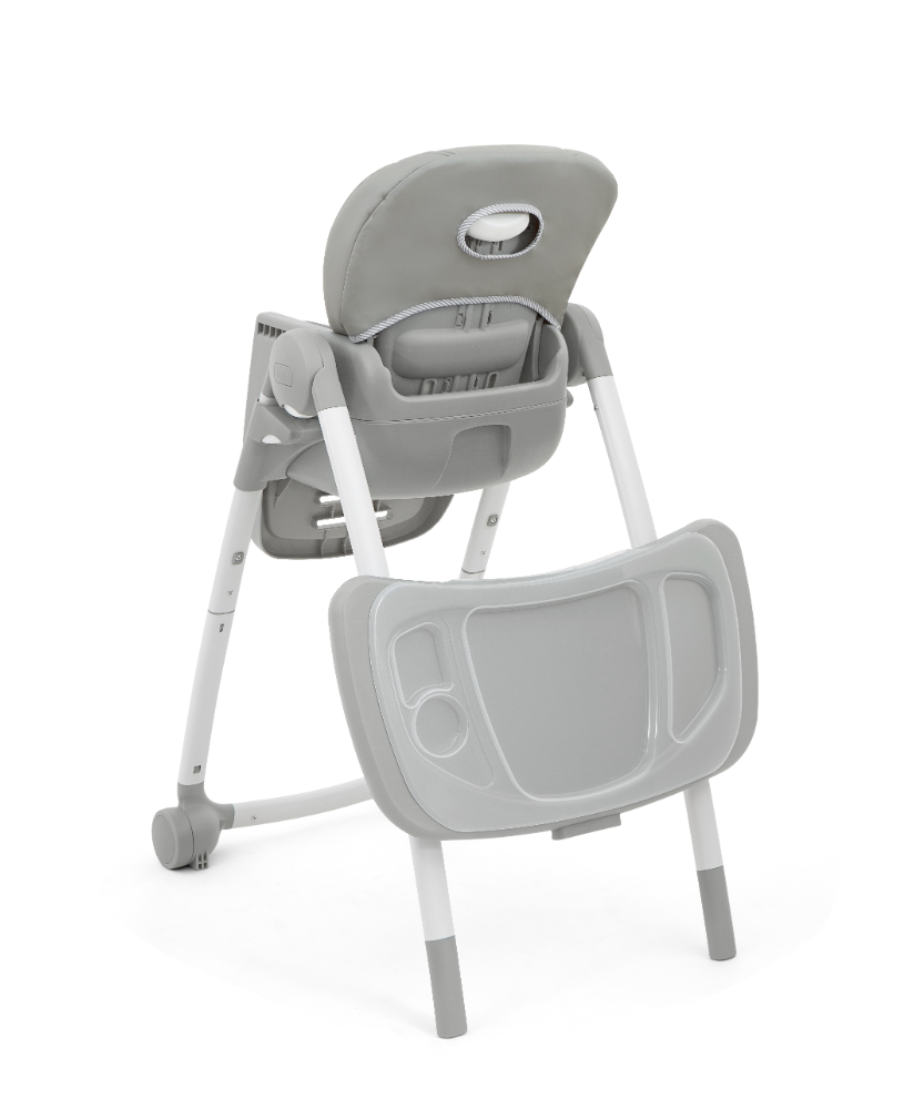 Joie Multiply 6-in-1 Convertible Highchair | Baby to Toddler Booster & Play Table | Adjustable Height & Recline | 6m-6y - Portrait Grey - MINIMEE KIDS