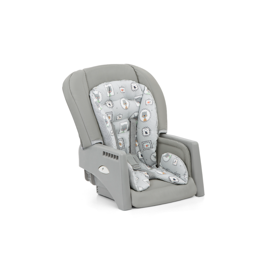 Joie Multiply 6in1 Convertible Baby High Chair – Adjustable Heights & Recline | Booster to Play Table | For 6M to 6Y (Up to 27Kg) – Portrait Grey