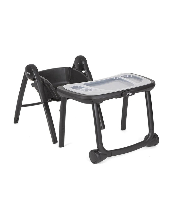 Joie Multiply 6in1 High Chair – Convertible Booster Seat & Mini Table | Adjustable Heights & Tray | Compact Fold | For Babies 6M to 6Y | Speckled Color | Up to 27Kg