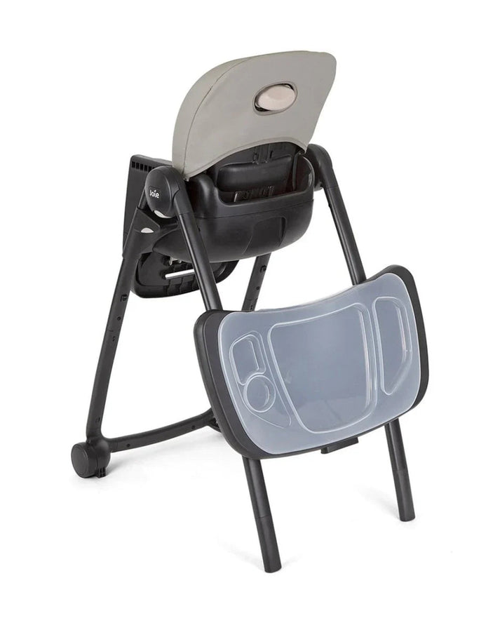 Joie Multiply 6in1 High Chair – Convertible Booster Seat & Mini Table | Adjustable Heights & Tray | Compact Fold | For Babies 6M to 6Y | Speckled Color | Up to 27Kg