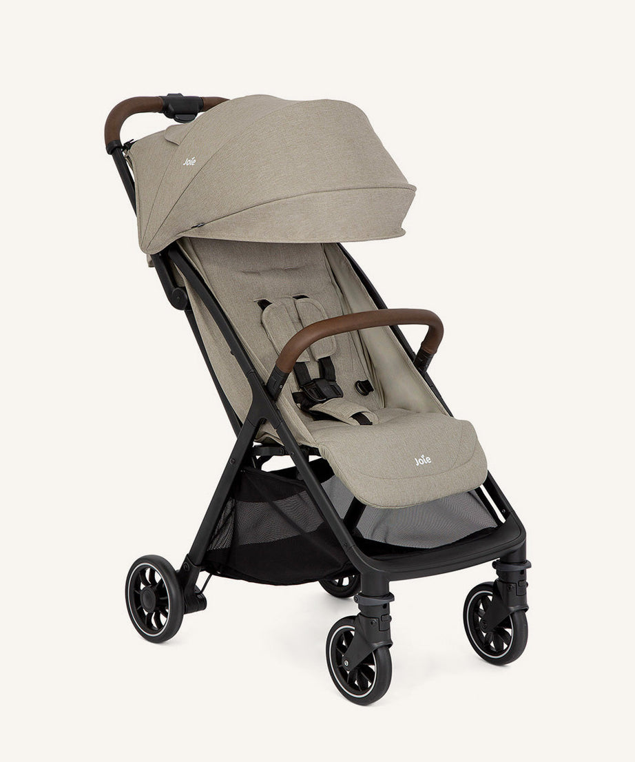 Joie Pact Pro Lightweight Stroller | Birth to 22kg (Approx. 4 Years) | Featherlight 6.3kg with One-Hand Compact Flat Fold | 3-in-1 Travel System Ready | Available in 5 Premium Shades - MINIMEE KIDS