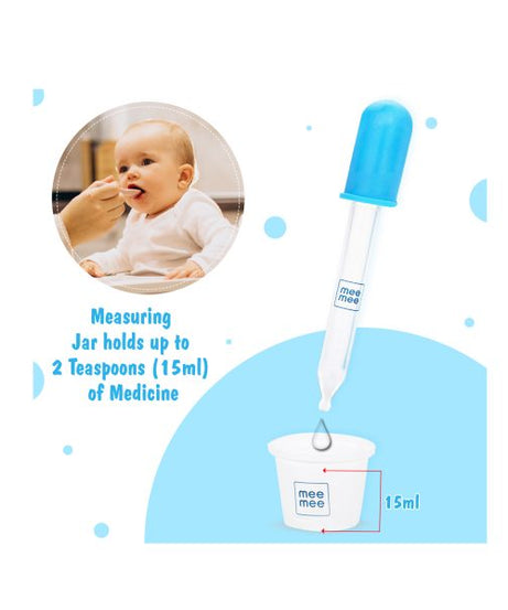 Mee Mee Accurate Medicine Dropper & Dispenser - The caring Touch for 0+ Months (Color May Vary)