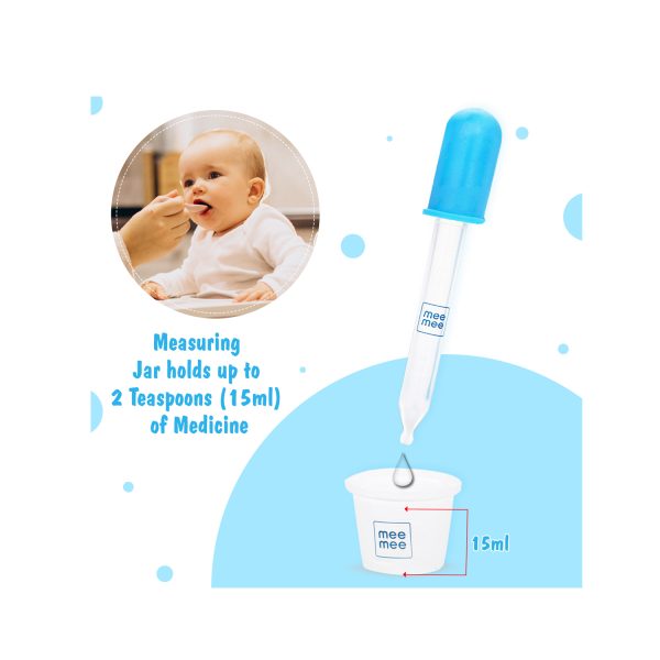 Mee Mee Accurate Medicine Dropper & Dispenser - The caring Touch for 0+ Months (Color May Vary)