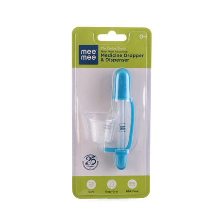 Mee Mee Accurate Medicine Dropper & Dispenser - The caring Touch for 0+ Months (Color May Vary)