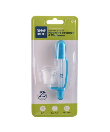 Mee Mee Accurate Medicine Dropper & Dispenser - The caring Touch for 0+ Months (Color May Vary)