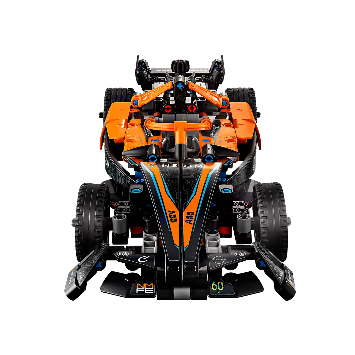 Lego Technic 42169 NEOM McLaren Formula E Team Race Car Toy Set with Double Pull-Back Action and Steering, Authentic Motorsport Engineering Building Kit for Boys and Girls Aged 9 and Up (452 Pieces)