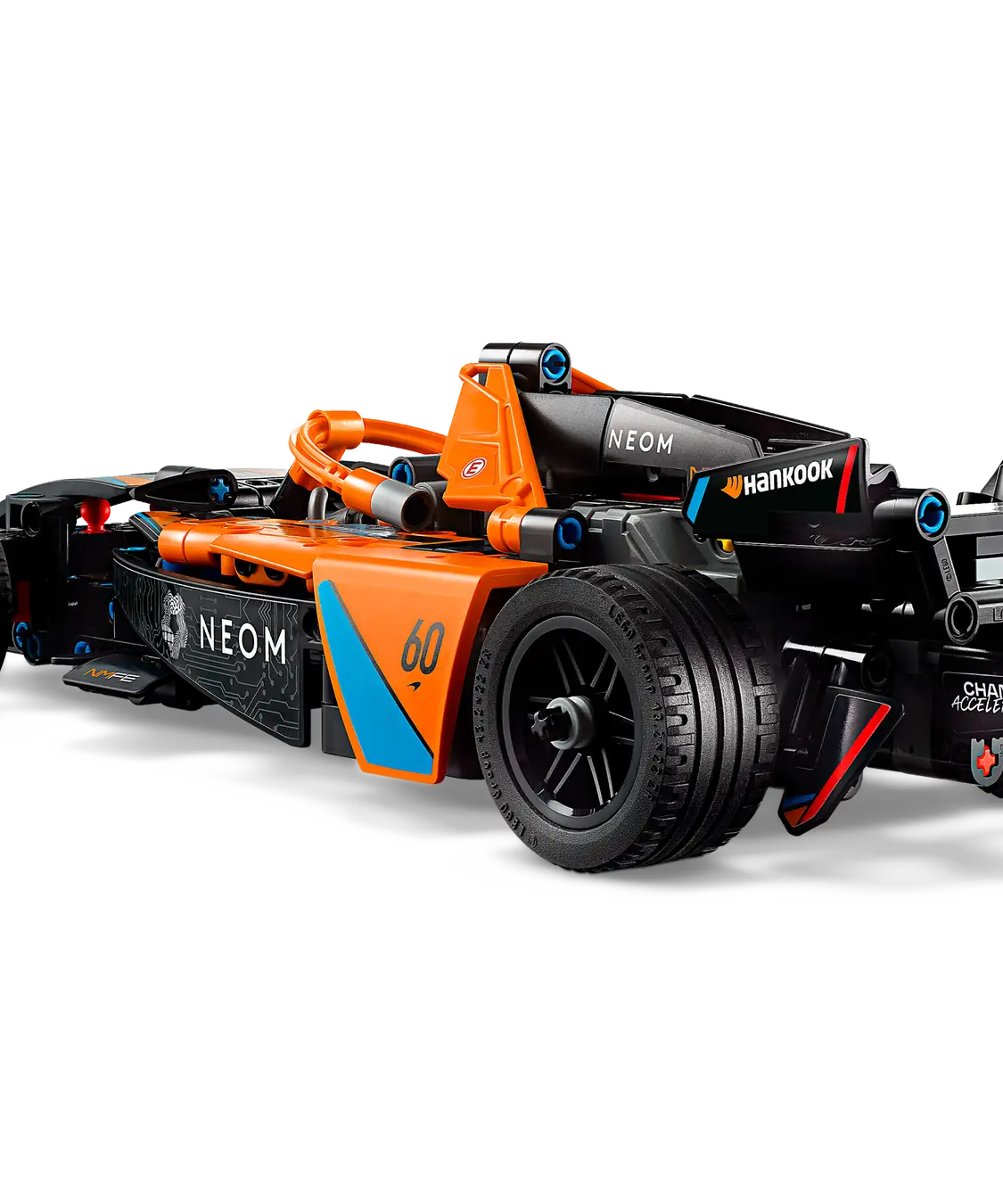 Lego Technic 42169 NEOM McLaren Formula E Team Race Car Toy Set with Double Pull-Back Action and Steering, Authentic Motorsport Engineering Building Kit for Boys and Girls Aged 9 and Up (452 Pieces)