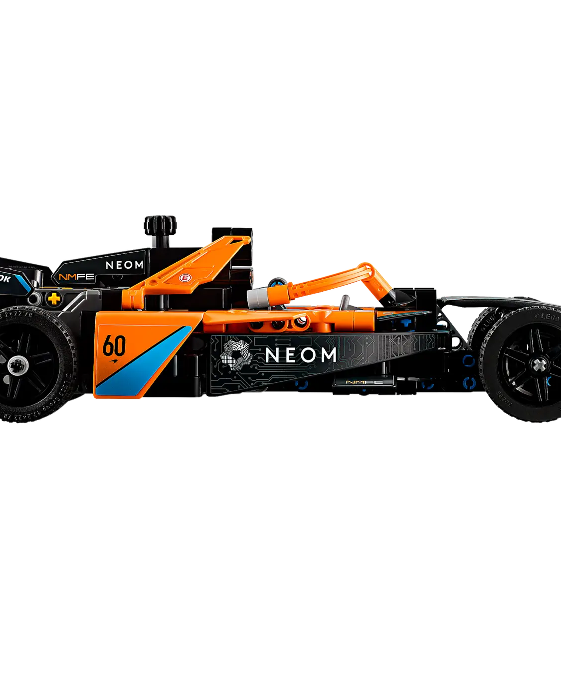 Lego Technic 42169 NEOM McLaren Formula E Team Race Car Toy Set with Double Pull-Back Action and Steering, Authentic Motorsport Engineering Building Kit for Boys and Girls Aged 9 and Up (452 Pieces)