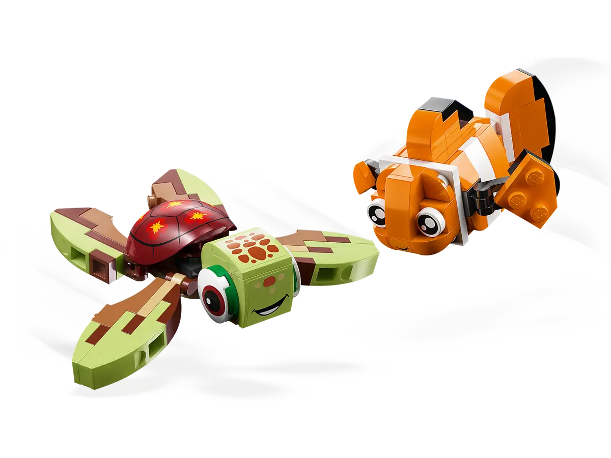 Lego Disney Duos 43226 – Buildable Disney Companions from Beauty and the Beast, Moana, Finding Nemo & Pocahontas – 553 Pieces – Posable Display Figures for Kids Aged 6+