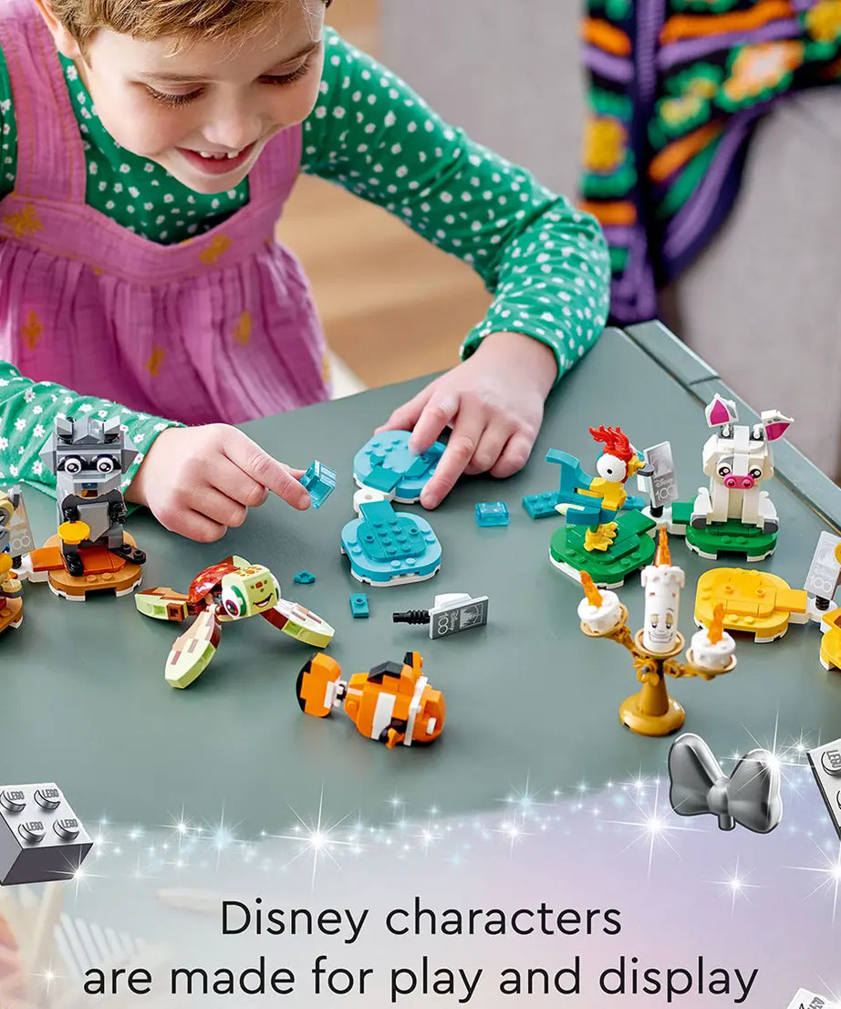 Lego Disney Duos 43226 – Buildable Disney Companions from Beauty and the Beast, Moana, Finding Nemo & Pocahontas – 553 Pieces – Posable Display Figures for Kids Aged 6+
