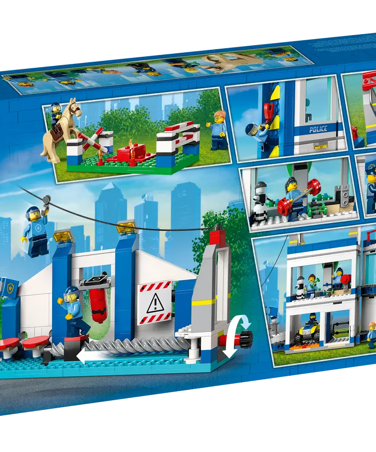 LEGO City 60372 - Police Training Academy | 823 Pieces | Obstacle Course Set with Ziplines, Rope Swings, Minifigures & More – Perfect for Ages 7+, Imaginative Play & Fun LEGO Gift Idea