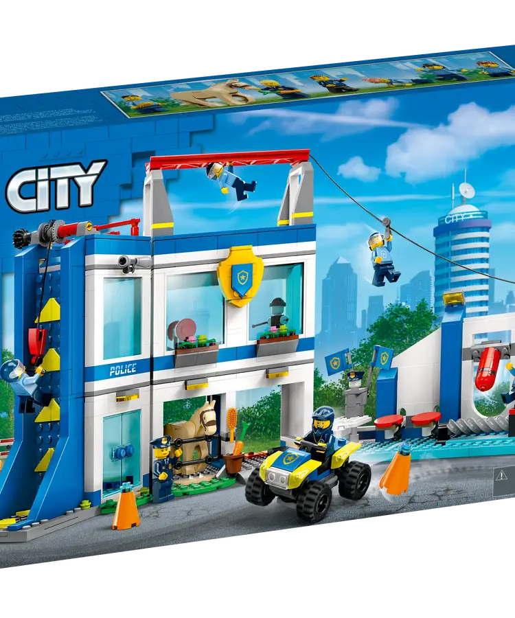 LEGO City 60372 - Police Training Academy | 823 Pieces | Obstacle Course Set with Ziplines, Rope Swings, Minifigures & More – Perfect for Ages 7+, Imaginative Play & Fun LEGO Gift Idea