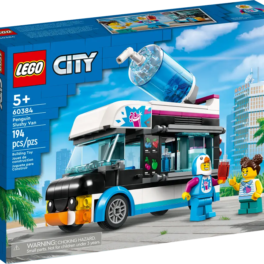 LEGO City 60384 - Penguin Slushy Van | Great Vehicles Series | 5+ Years | 194 Pieces