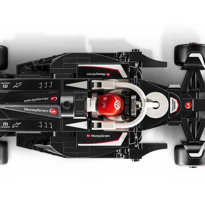 LEGO Speed Champions 77250 MoneyGram Haas F1 Team VF-24 | 242-Piece Formula 1 Model Car | Includes Driver Minifigure | Minimee Kids India