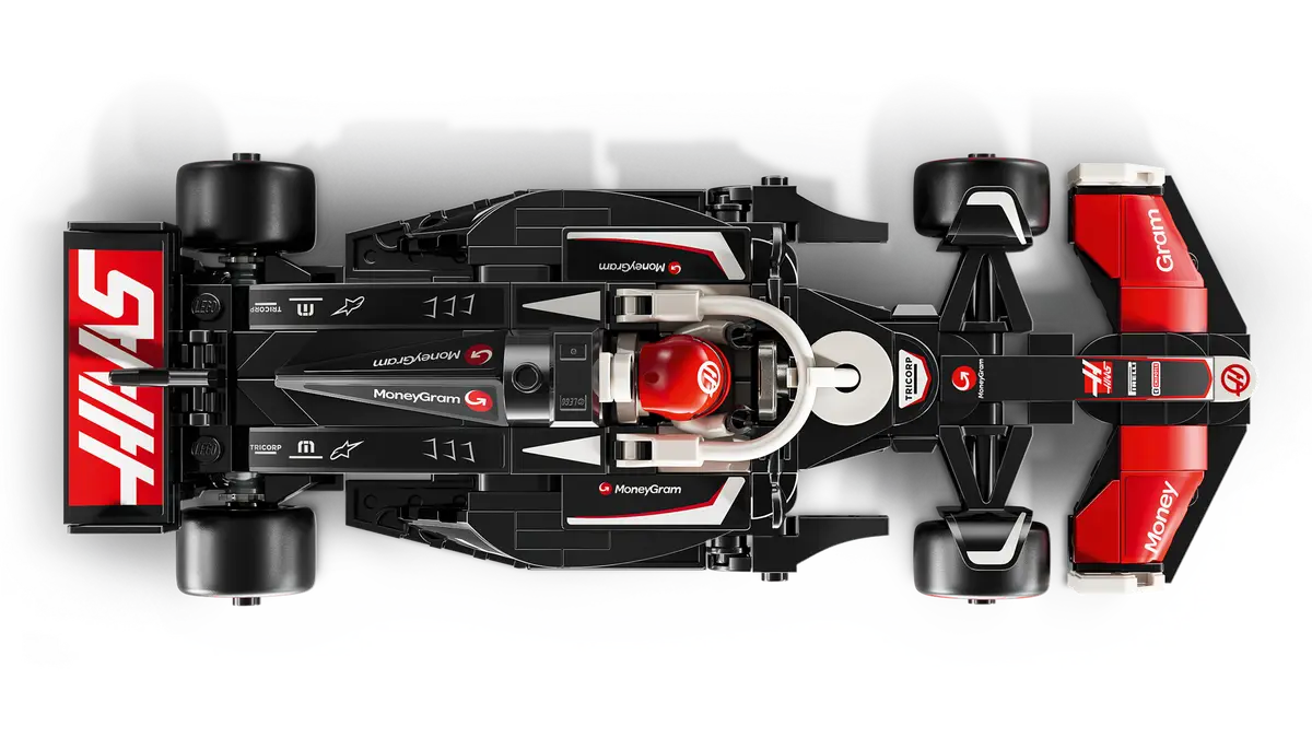 LEGO Speed Champions 77250 MoneyGram Haas F1 Team VF-24 | 242-Piece Formula 1 Model Car | Includes Driver Minifigure | Minimee Kids India