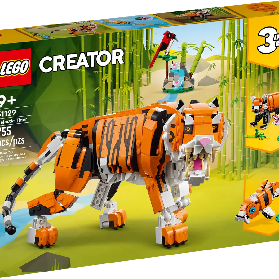 LEGO Creator 31129 Majestic Tiger 755 Pieces Building Set Toy for 9+ Years