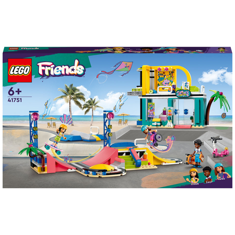 LEGO Friends41751 Skate Park 431 Pieces Building Set Toy for Ages 6+ Years