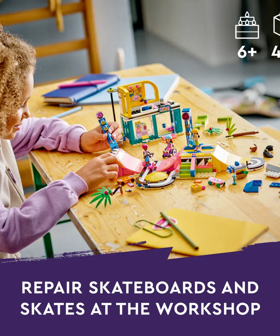 LEGO Friends 41751 Skate Park 431 Pieces Building Set Toy for Ages 6+ Years