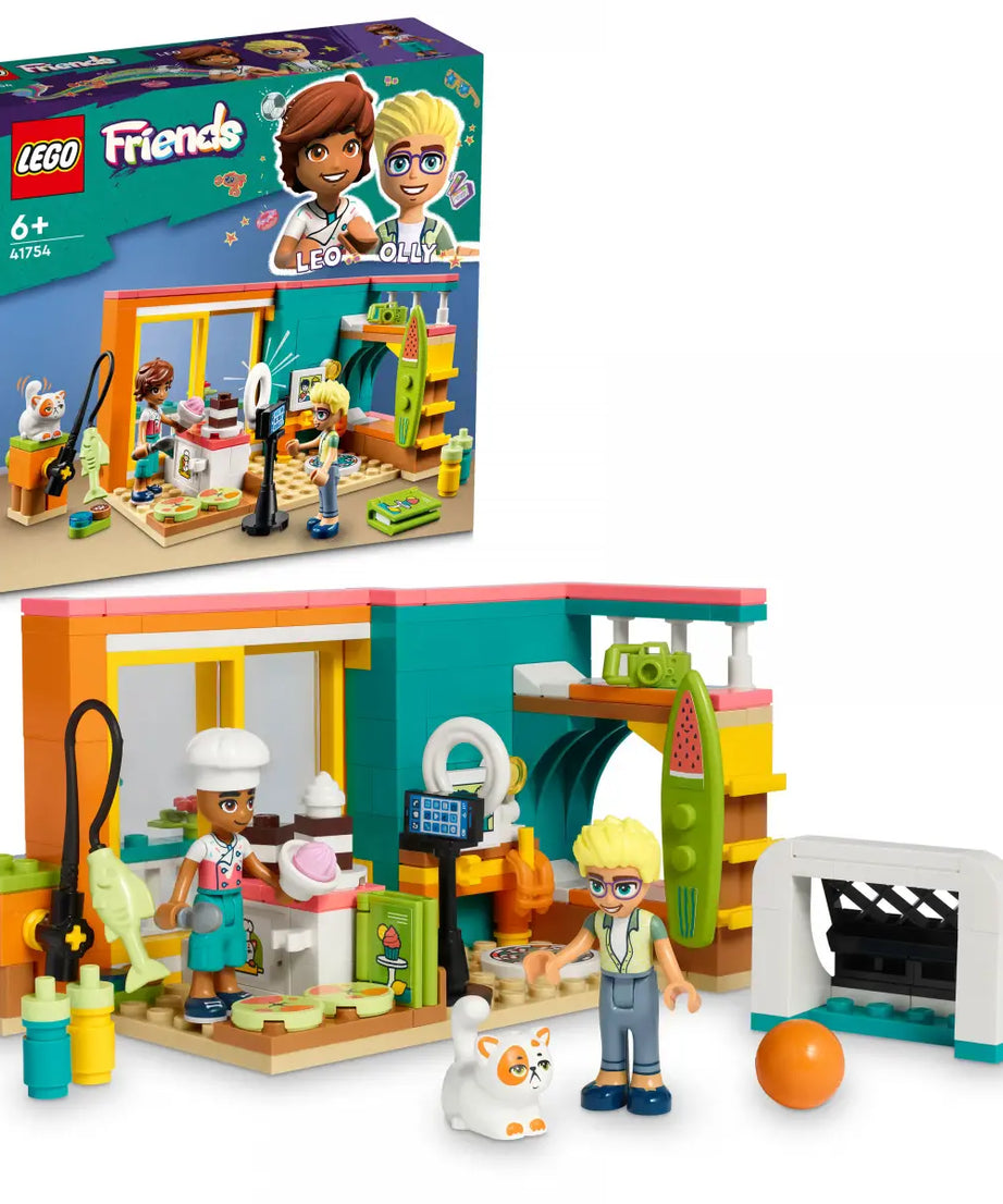 LEGO Friends 41754 Leo's Room 203 Pieces Building Toy set for Ages 6+ Years