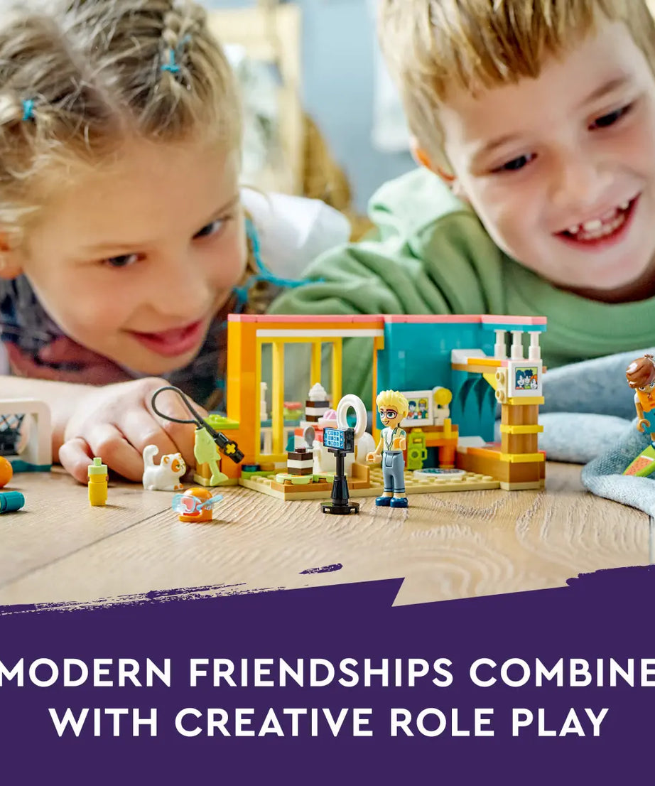 LEGO Friends 41754 Leo's Room 203 Pieces Building Toy set for Ages 6+ Years