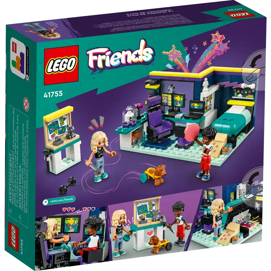 LEGO Friends 41755 Nova's Room 179 Pieces Building Set Toy for 6+ Years