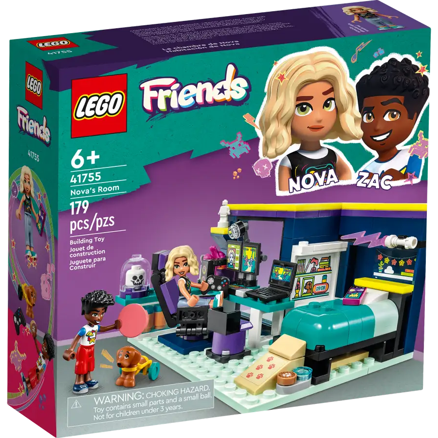 LEGO Friends 41755 Nova's Room 179 Pieces Building Set Toy for 6+ Years