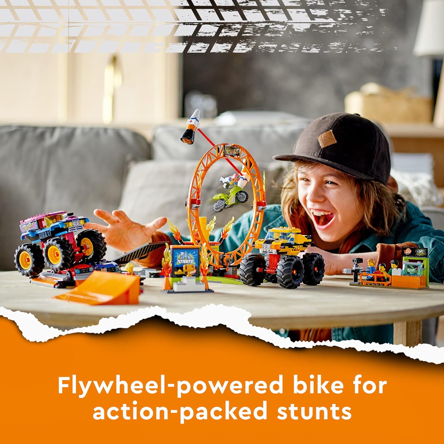 LEGO City Stuntz 60295 Stunt Show Arena 668 Pieces Building Block Toy for Ages 6+