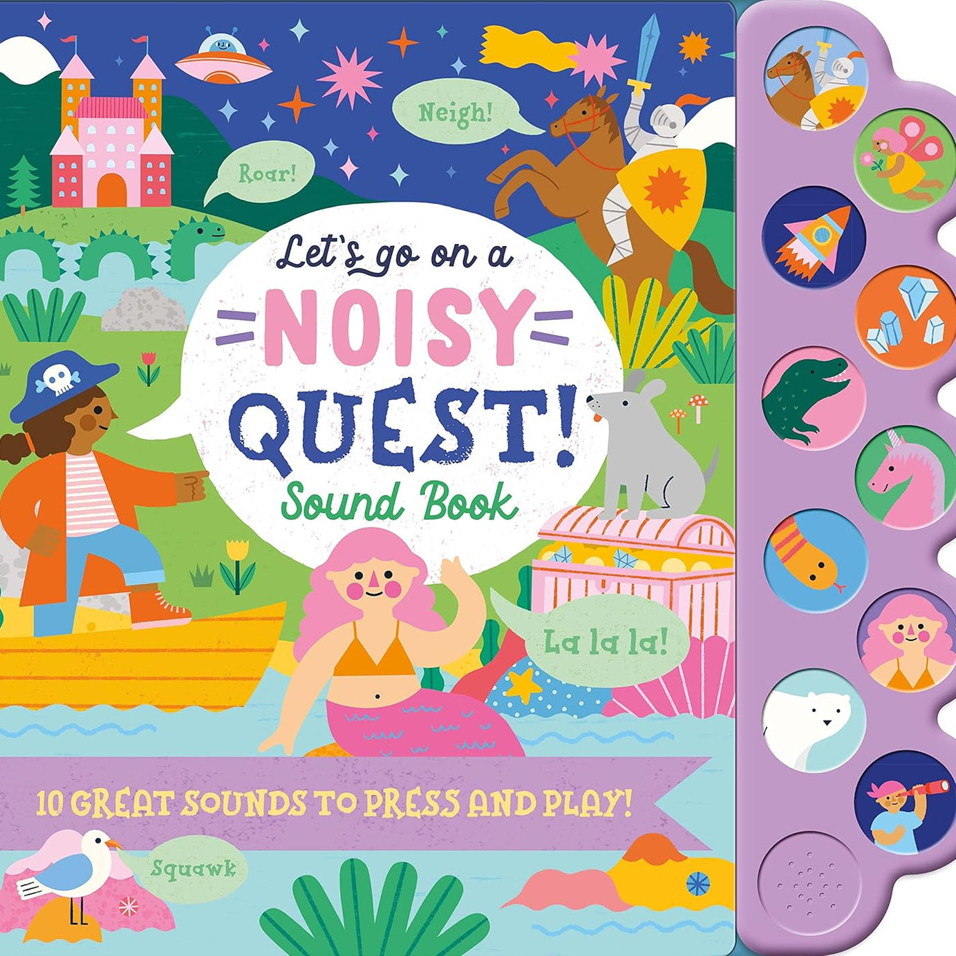 Let’s Go on a Noisy Quest Sound Book – 10 Button Adventure with Interactive Sounds