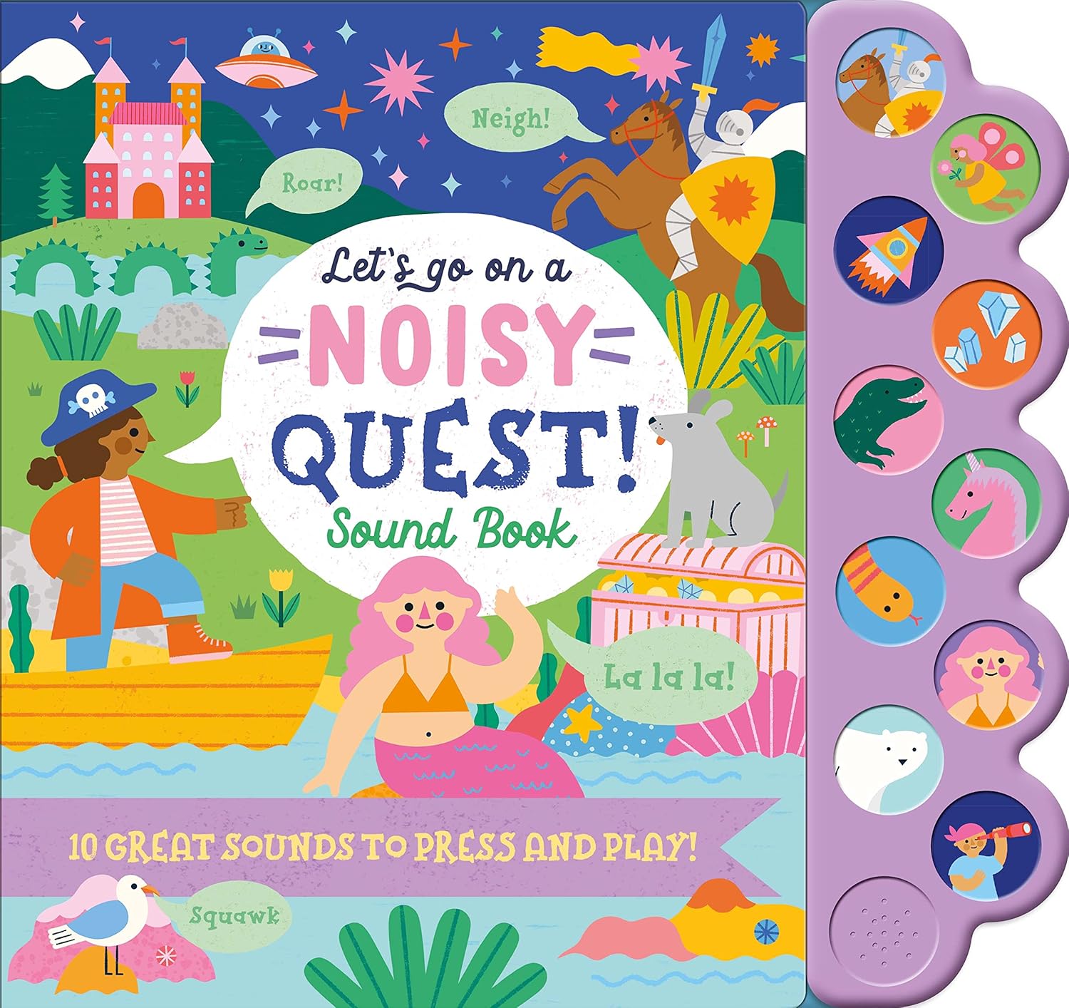 Let’s Go on a Noisy Quest Sound Book – 10 Button Adventure with Interactive Sounds