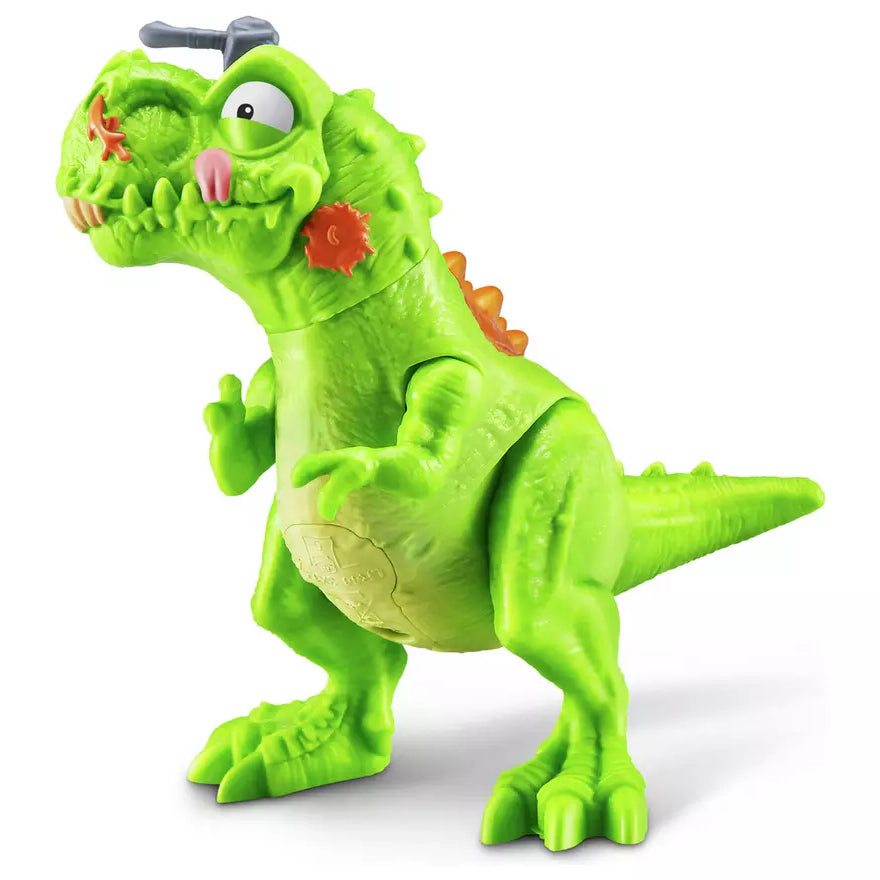 Zuru Smashers Mini Jurassic Light Up Dino - Over 6 Surprises, Unbox, Build & Battle Dino Fun for Kids 5+