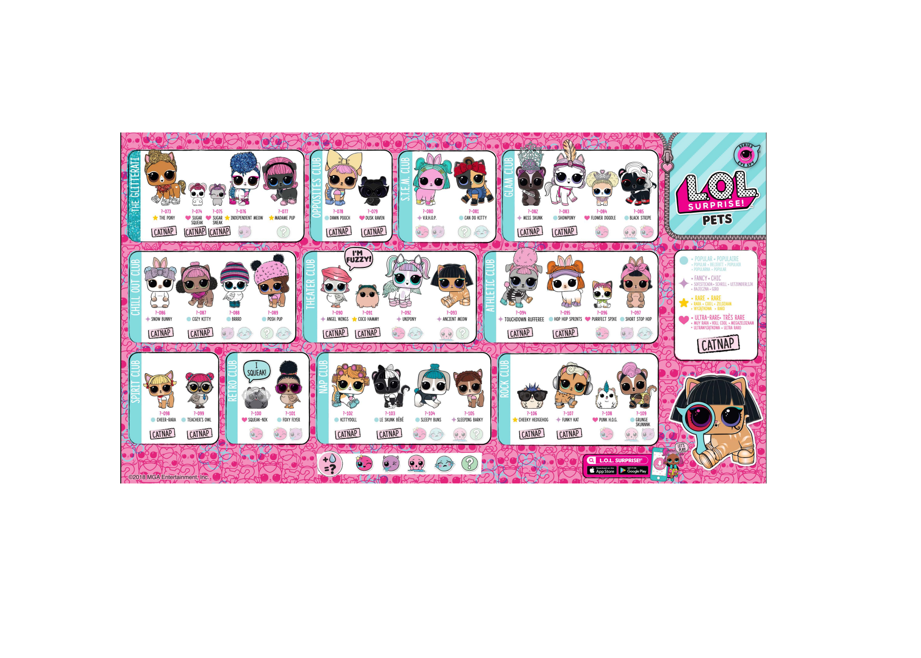 L.O.L. Surprise! Pets – Eye Spy Series | 7 Secret Mission Surprises Including Spy Glass, Litter Scoop & Water Reveal | Mystery Collectible Pet Ball with Puppies, Kitties, Bunnies & More