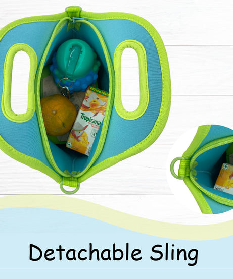 Scoobies Neoprene Lunch Bag - 4mm Thick Insulated, Keeps Food Warm/Cool for 2-5 Hours, Ice Pack Compatible
