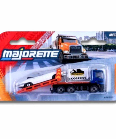 Majorette City Trailers Die-Cast Vehicle Set with Trailer – Metal Miniature Toy Vehicles | 6 Assorted Variants | Moving Parts | 13cm Collectible Toy Cars for Kids 3+ Years - MINIMEE KIDS