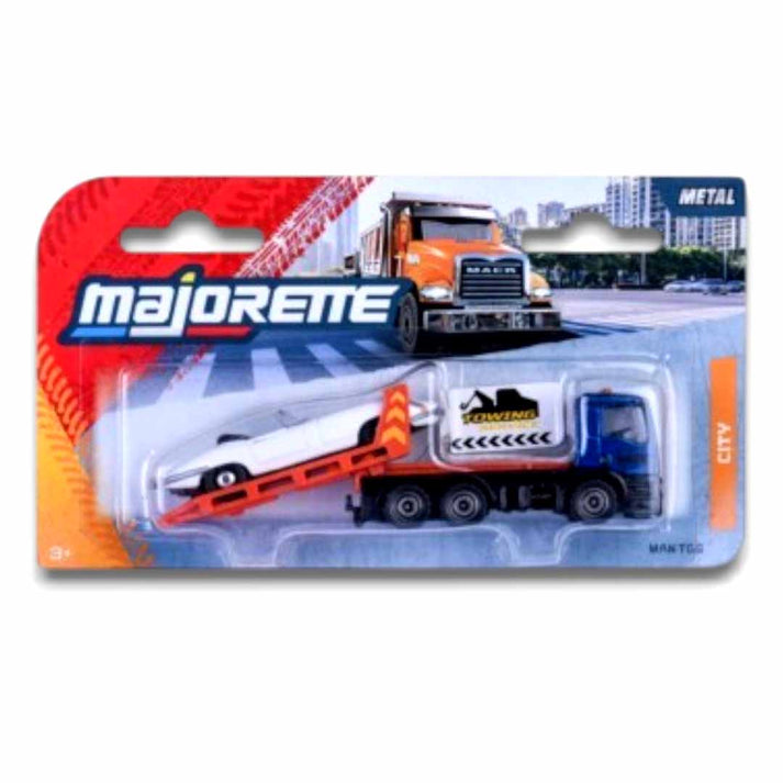 Majorette City Trailers Die-Cast Vehicle Set with Trailer – Metal Miniature Toy Vehicles | 6 Assorted Variants | Moving Parts | 13cm Collectible Toy Cars for Kids 3+ Years - MINIMEE KIDS