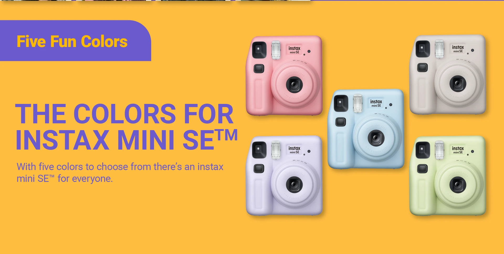 Fujifilm Instax Mini SE Instant Camera Fun Pack with Glossy Film – Stylish & Compact Instant Photo Bundle | Perfect for Gifting | Includes Film Pack & Accessories