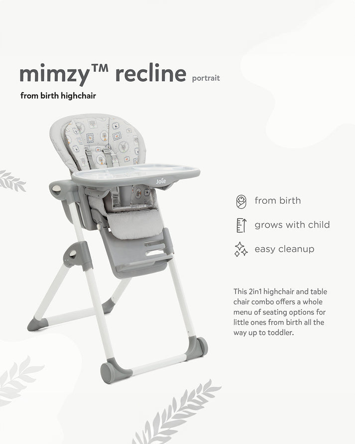 Joie Multiply 6-in-1 Highchair (Arctic) - The Ultimate Convertible Seat from Baby Recliner to Toddler Play Table