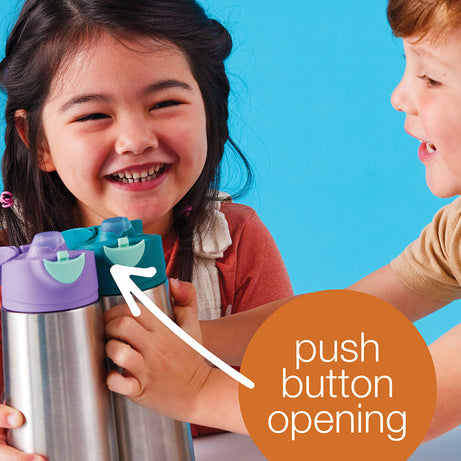 b.box 500ml Insulated Sport Spout Bottle for Kids – Stainless Steel Leak-Proof Hydration Bottle with Flip Lid | BPA-Free | 8 Color Variants