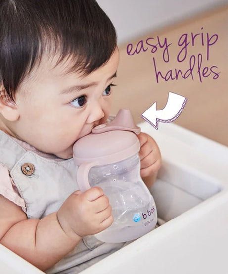 B.Box Soft Spout Cup (240ml) | Ultra-Gentle Silicone Transition Cup for Babies (4m+) | Ergonomic Easy-Grip Handles & Hygienic Spout Cover | BPA-Free & Modular Design - MINIMEE KIDS