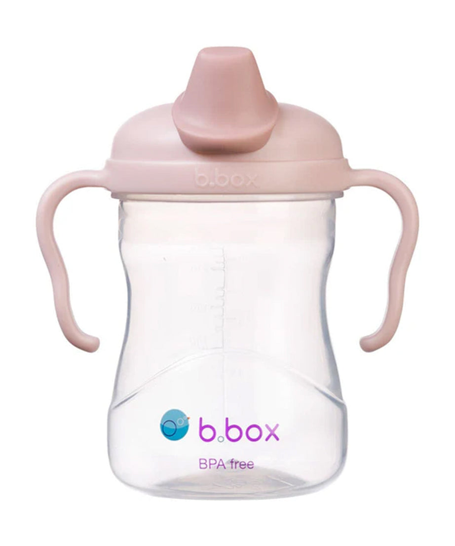 B.Box Soft Spout Cup (240ml) | Ultra-Gentle Silicone Transition Cup for Babies (4m+) | Ergonomic Easy-Grip Handles & Hygienic Spout Cover | BPA-Free & Modular Design - MINIMEE KIDS
