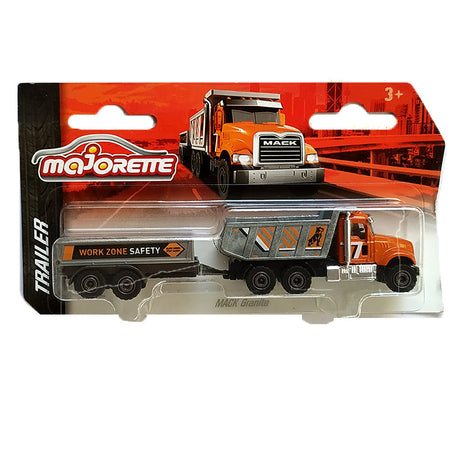Majorette Trailer Series Die-Cast Vehicle Set - 6 Variants | Realistic Trailer Transporter Toys | High-Quality Metal & Plastic Construction