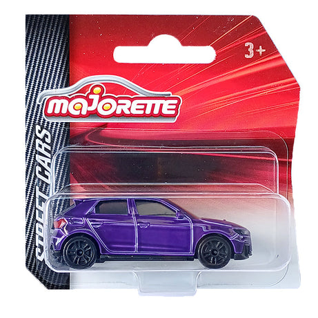 Majorette Street Cars Audi A1 Sportback | Officially Licensed Purple Die-Cast Metal Toy Car, Realistic 1:64 Scale Model for Kids and Collectors Aged 3+
