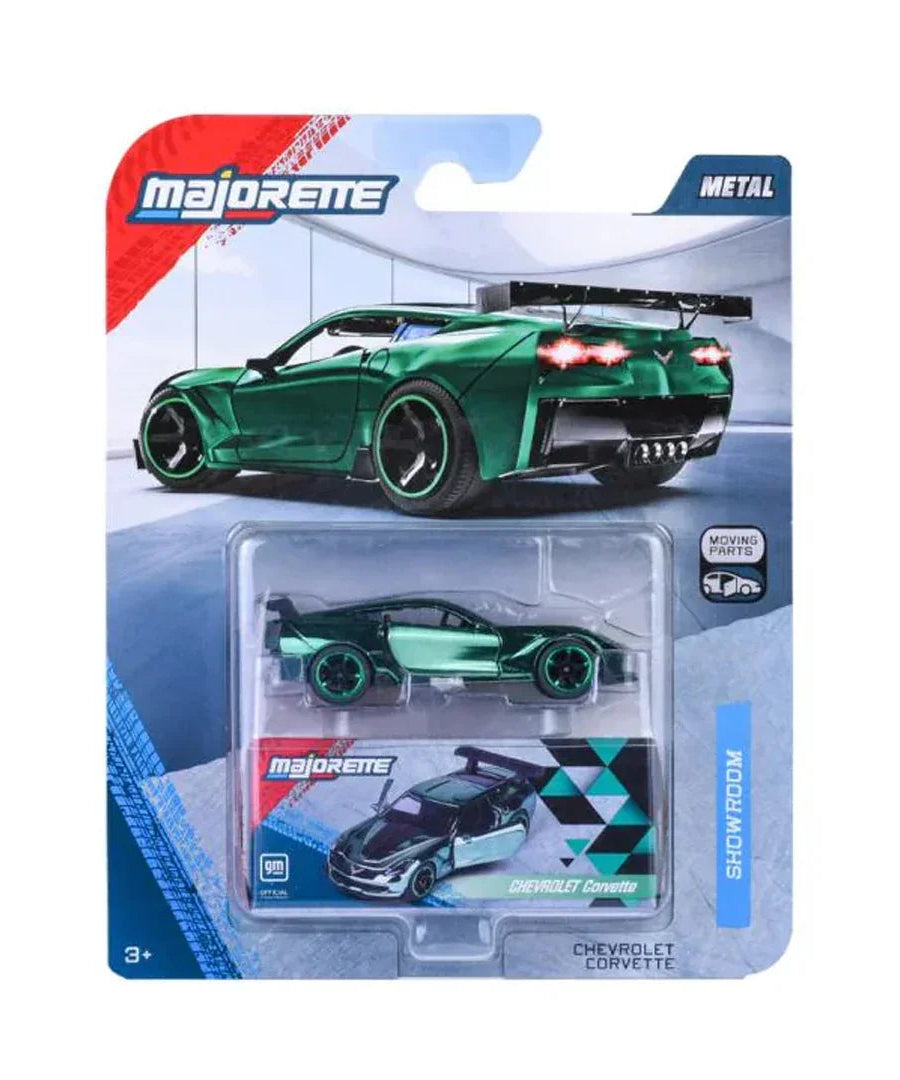 Majorette Showroom Deluxe Die-Cast Car Collection – Premium Metal Collectible Cars with Moving Parts | Assorted Licensed Models | Rubber Tires | Collector Box | 3+ Years