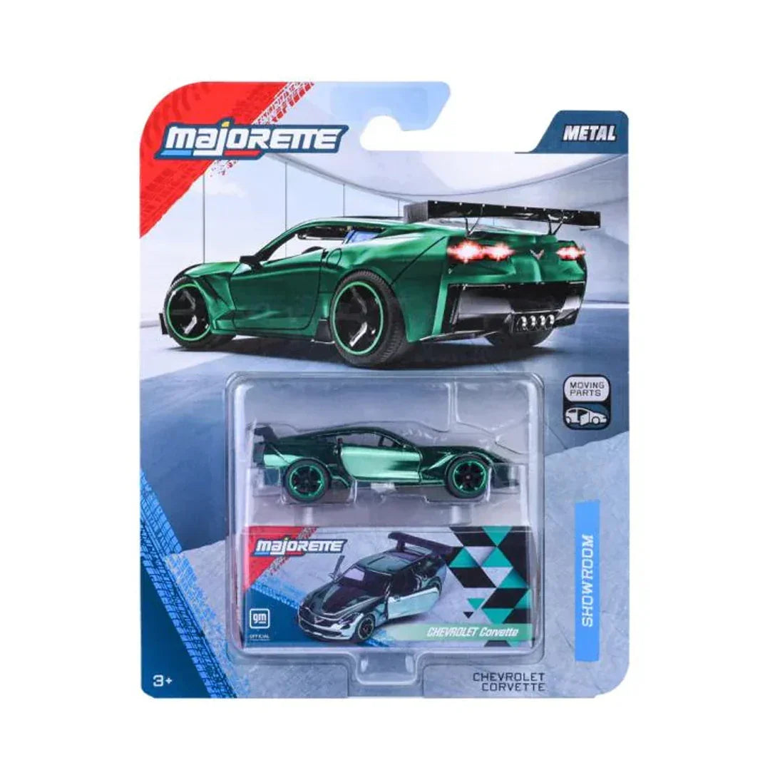 Majorette Showroom Deluxe Die-Cast Car Collection – Premium Metal Collectible Cars with Moving Parts | Assorted Licensed Models | Rubber Tires | Collector Box | 3+ Years