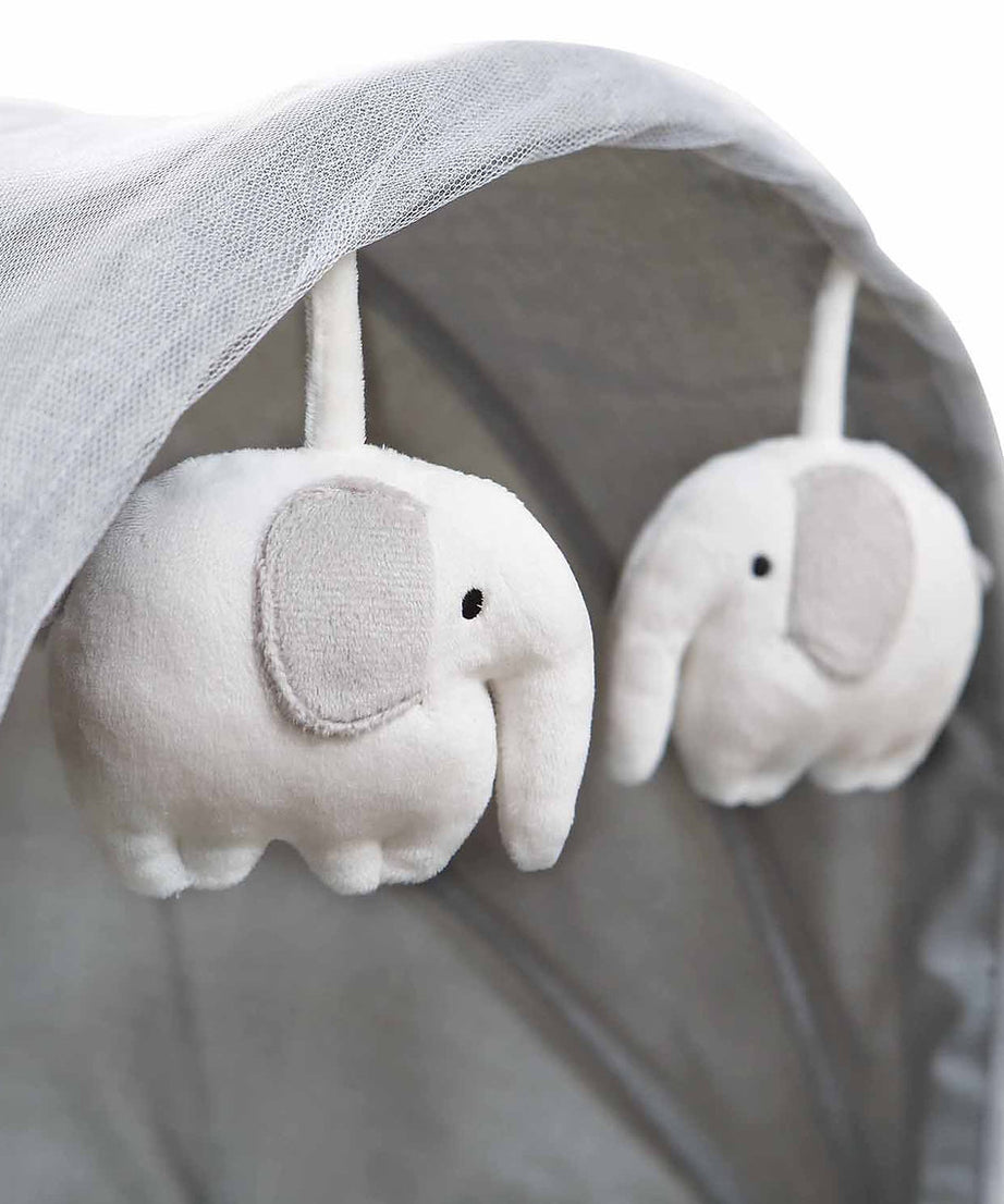 Mastela Deluxe 4-in-1 Swing & Bassinet | Bluetooth Enabled Automatic Baby Cradle, Bedside Sleeper & Playard | 5 Swing Speeds, 15 Melodies & Mosquito Net | Birth to 13.6kg | Available in 3 Different Colors - MINIMEE KIDS